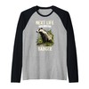 Badgers Badger Raglan Baseball Tee