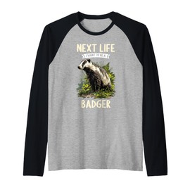 Badgers Badger Raglan Baseball Tee