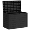 Pemberly Row 30.7X17.3X21.7 Polypropylene Storage Box in Anthracite