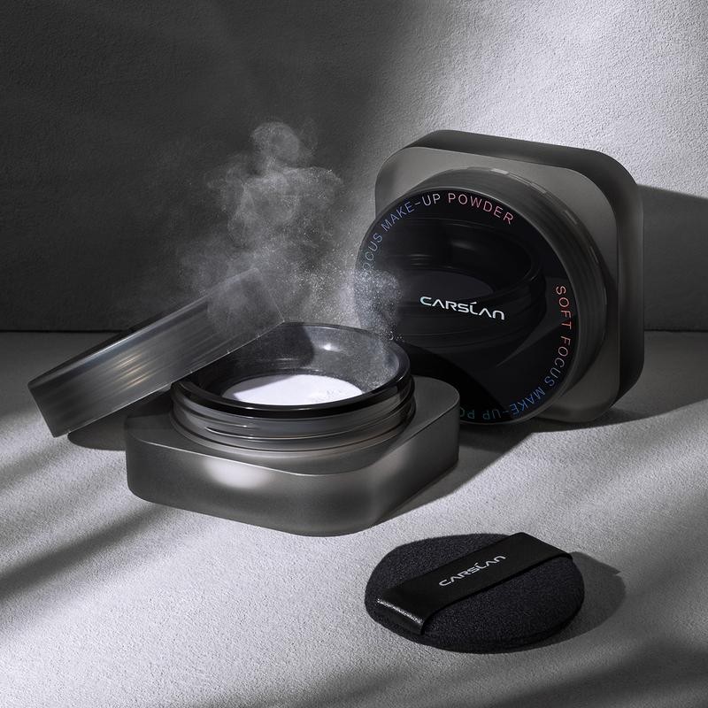 CARSLAN Soft Foucs Make-up Powder, Translucent Loose Setting Powder, Matte,