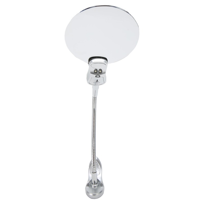 Magnifying Glass Clamp LED Light Gooseneck Desk Lamp Clamp for