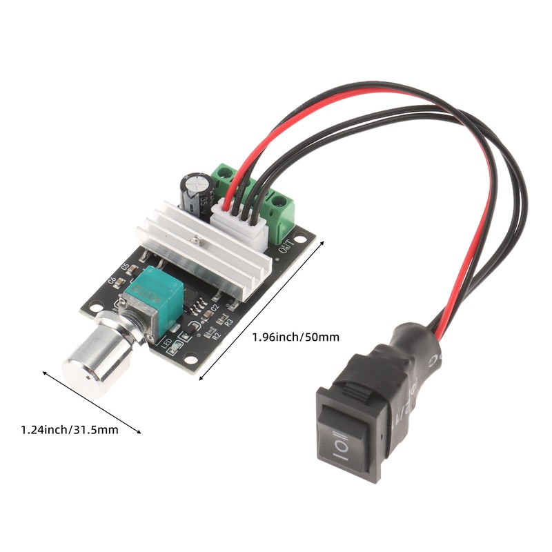 AEDIKO 2pcs 6V 12V 24V 28V 3A 80W DC Motor