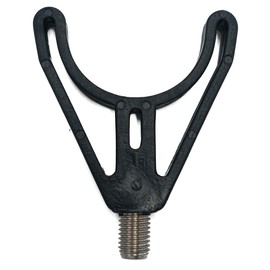 Deluxe U-shaped rod rest black