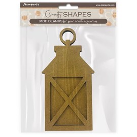 Stamperia - Crafty Shapes for Scrapbooks, Albums, Cards, and Bullet Journals, Decorate with Papers and Paint, Perfect for Hobbies, Crafts, and Gifting (Golden Harmony - Lanterns) (2pcs)