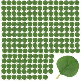 Urier Artificial Eucalyptus Leaf, Fake Eucalyptus for Shower, Green Leaves for Decoration, Greenery for Crafts Wedding Birthday Thanksgiving Table Decor Wreath Making Supplies (200, Green)