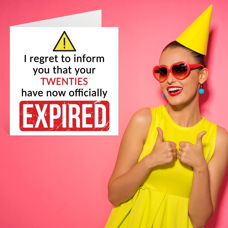 Funny 30th Birthday Card for Men Women - Your Twenties