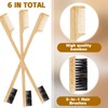 Geiserailie 3 Pieces Moustache Comb and Brush Beard Edge Brushes