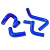 Silicone Radiator Hose Kit with Clamps Compatible with 1986-1993 Mustang