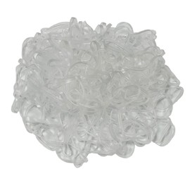 Haobase 250Pcs Clear Elastic Hair Bands, Small Hair Bands, Hair Elastic Bands, Hair Rubber Bands, Small Elastic Bands for Hair