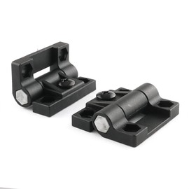 E-outstanding Bisagra de torsión de 4 piezas de nailon negro ajustable de control de posición