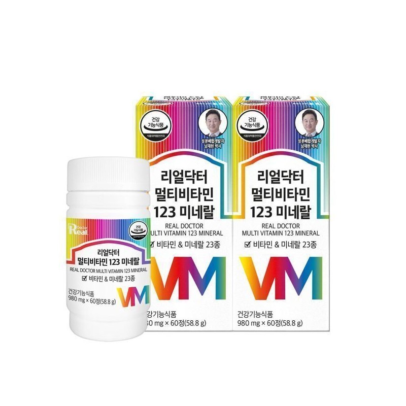 formulaReal Doctor Multivitamin 123, 60 tablets, 4 months supply/2 boxes