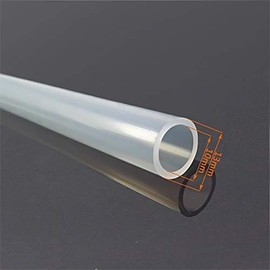 Yesallwas Silicone Tube 10mm ID x 13mm OD 6.5FT Tubing Flexible Silicone Rubber Tubing Water Air Hose Pipe for Pump Transfer (10mmX13mm 2M)