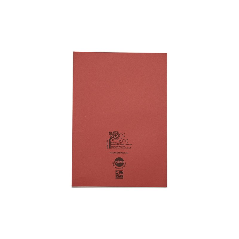 Rhino A4 Exercise Books, 32 Page / 20mm Squared Paper