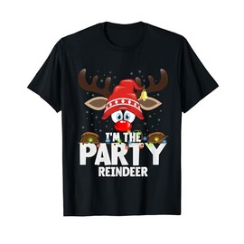 Christmas Matching I'm The Party Reindeer T-Shirt