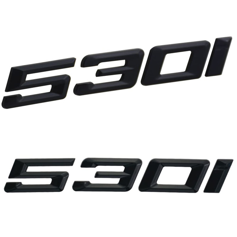 1PC 530I NAMEPLATE Emblem Badge Decal NAMEPLATE Replacement for 530