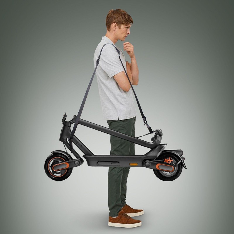 NIDHFG 1 Piece Black Scooter Shoulder Strap, Adjustable Size, Creative