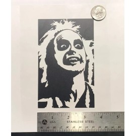 Unbranded Beetlejuice BLACK vinyl decal weatherproof dishwasher-saf