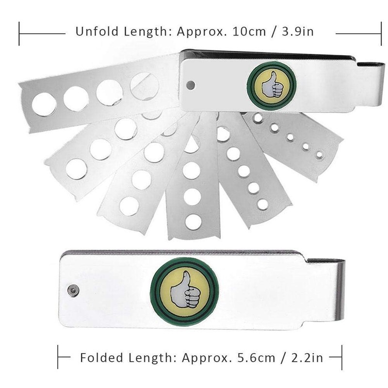 Gem Measuring Tool Jewelry Equipment Accessory Diamond Gem Fan Gauge