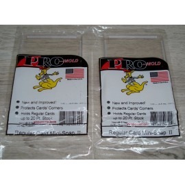 Lot of 2 Brand New Pro-Mold Regular Card Mini-Snap II Tite Card Holder 20pt