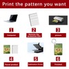 AiDiYGECO 60 Pcs Sublimation Keychain Blanks Ornament bulk Rectangle Double