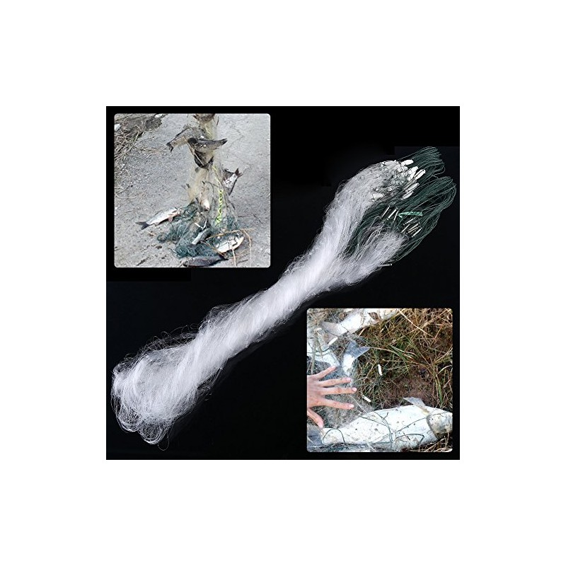Fishing Net, Monofilament Gill Net with Float Fish Trap for
