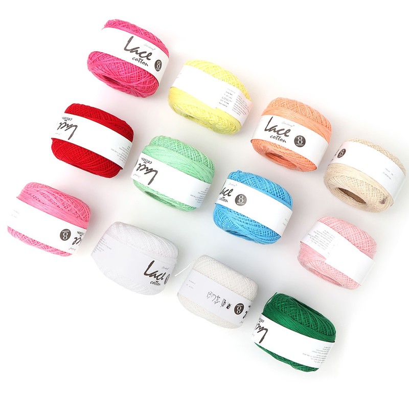 Lace Line Cotton Hand Crocheted Summer Silk Light Thin Line