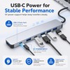 USB 3.0 Hub Splitter, 7 in 1 Aluminum USB Extender