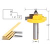 YONICO Stepped Rabbet Router Bit 1/4-Inch Glass 1/2-Inch Shank 18126