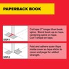 Scotch Book Tape, 2 in x 540 in, Excellent for