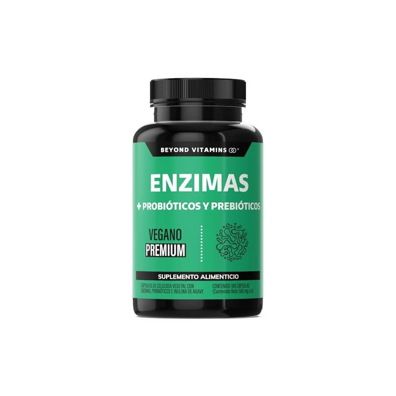 Enzimas Digestivas + Probióticos | Contiene 7 Enzimas Digestivas +
