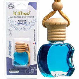 Kabod Invicto Car Air Freshener for Men | Hanging Essential Oil Diffuser | Strong Invictus-Inspired Scent | 10 ml | Lasts Up to 45 Days | Odor Eliminator
