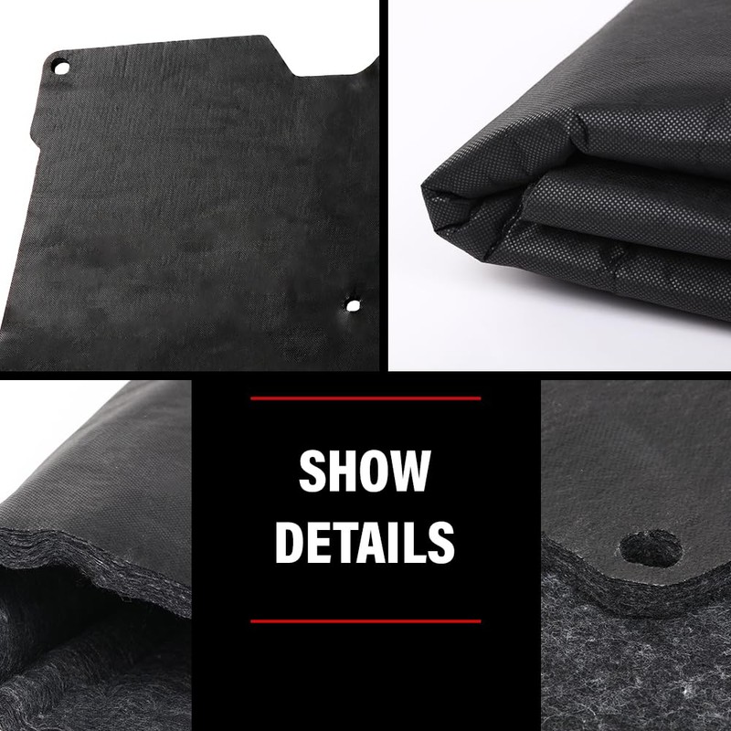 G-PLUS Front Upper Hood Insulation Pad with Clips Compatible with