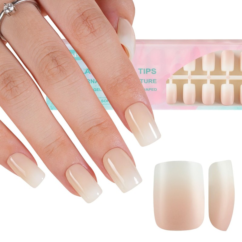Misssix Ombre Puntas de Uñas de Gel, 160 Piezas, Gradiente