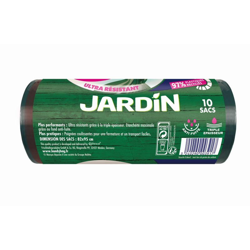 Handy Bag Müllbeutel für Garten, sehr robust, 10 Beutel