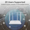4G WiFi Router 300Mbps Standard SIM Card Slot 4 Antennas