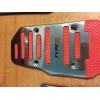NONE NEW RED Racing Foot Brake Clutch Pedal Pad fit