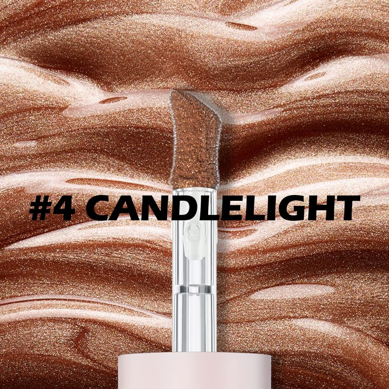 Erinde Liquid Highlighter Makeup, Face Highlighter Bronzer Makeup Stick, Natural