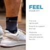 OrthoSleeve FS6 Compression Ankle Brace for Plantar Fasciitis, Heel Pain,