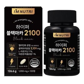 I'm Nutri Hyper Black Maca 2100 120 tablets 1 box None / 아임뉴트리 하이퍼 블랙마카 2100 120정 1박스 없음