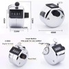 YARADECRO Hand Counter 2 Digit Counter Lap Counter Stainless Steel