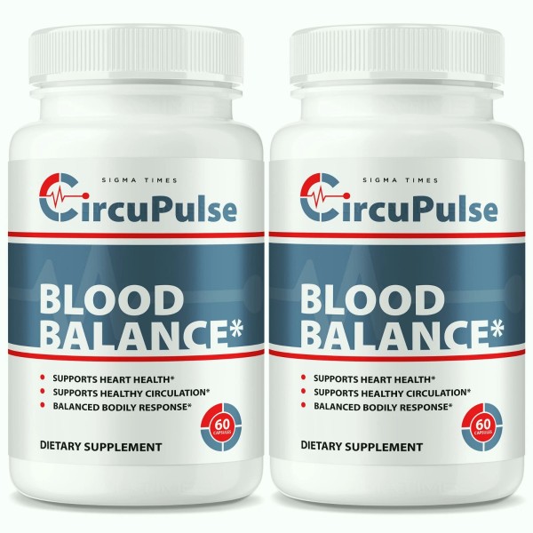 Sigma Times (2 Pack) CircuPulse Blood Support, Premium Circu Pulse