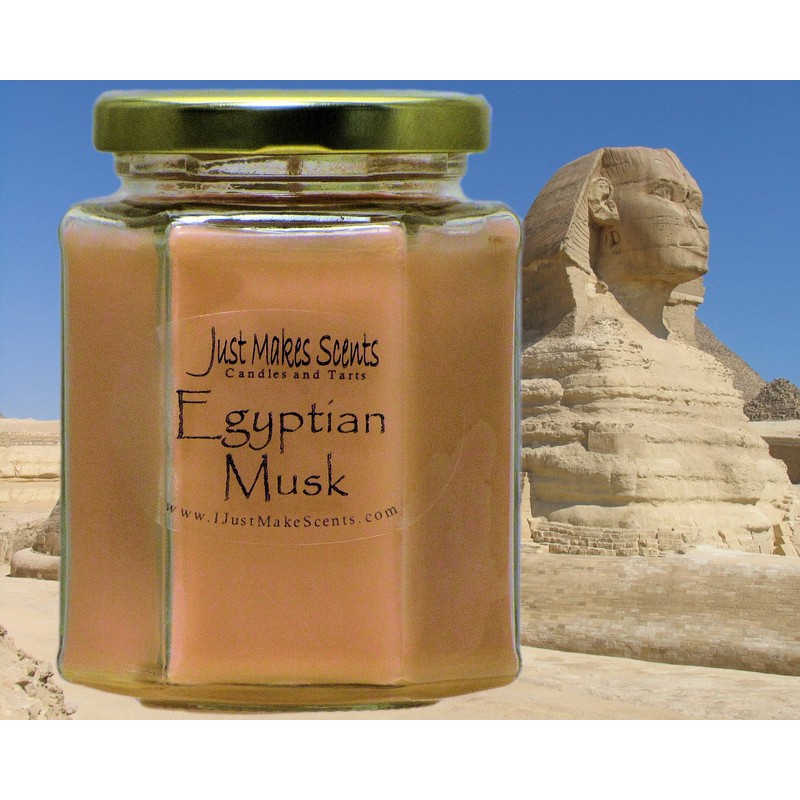 Just Makes Scents Egyptian Musk Scented Blended Soy Candles (8