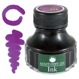 Monteverde 90ml Fountain Pen Ink Bottle, Purple Reign
