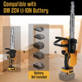 Mini Chainsaw for Dewalt 20V Max Battery,12 Inch Electric Chainsaw with Security Lock, for Wood, Trees Cutting(Battery Not Included)