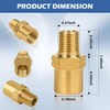 XwaYexa 2 Pack Inert Arc Adapters, 1/4" (NPT) Thread Brass