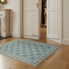 TTelephant Vintage Machine Washable Area Rug 3x5, Spill-Proof Surface, Non-Slip