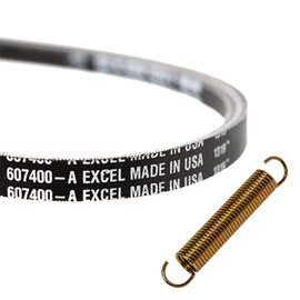 The Mower Shop Pump Belt 607400 with Idler Spring 604490 for Raptor and Raptor SD Riding Mower Models