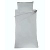 Plain Dyed Cotton Percal Grey 200TC Flat Sheet 180 x