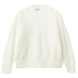 United Colors of Benetton Girls' Jumper, White