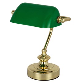Globo Retro Table Reading Light Banker Lamp Work Room Spotlight Night Light Green 24917